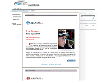 Tablet Screenshot of chirocourrier.votrechiro.com